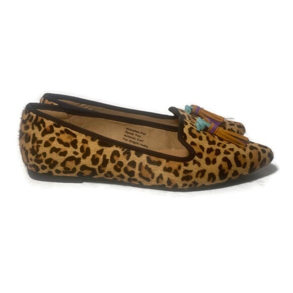 Hush Puppies Sadie Tassel Slip-On Flat - Leopard 7 - Picture 7 of 11